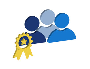 Simple illustration of a 3D icon of the year 2026 with a location pin. Transparent background. PNG format.