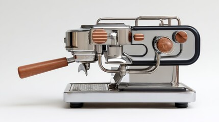 Sleek espresso machine showcasing modern design and functionality, perfect for coffee enthusiasts and baristas.