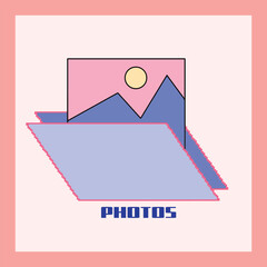 A Pixel Photo Folder Icon