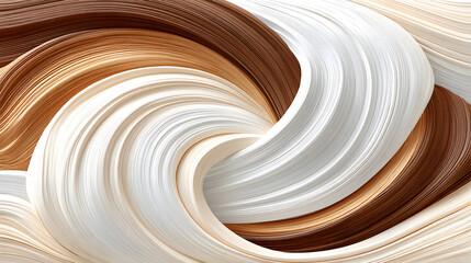 Abstract image featuring swirling cream brown tones creating a luxurious elegant design. Perfect backgrounds design elements.