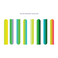 Gradient color set elements
