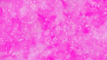 Bright hot pink watercolor vibrant artistic handmade background.