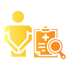 examination Gradient icon