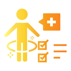 examination Gradient icon