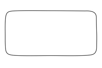シンプルな長方形のフレーム