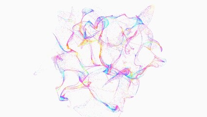 Colorful Abstract Wave Patterns