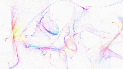 Abstract Colorful Smoke Patterns