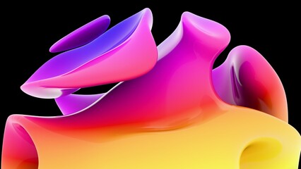Colorful Abstract Fluid Shapes