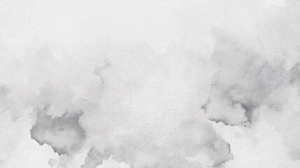 Obraz premium Generative AI, Soft gray wash on white watercolor