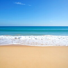 Fototapeta premium Tranquil beach scene under a vibrant sky (3)
