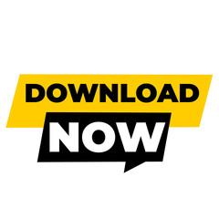DOWNLOAD NOW png, file access tag, content transfer icon, transparent layout design, tech process art, digital clean style
