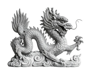 Stone dragon statue