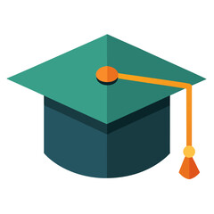 graduation cap and diploma