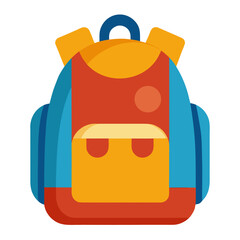 blue school bag