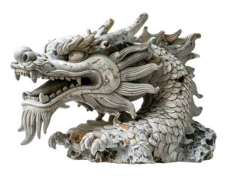 Stone Dragon Sculpture