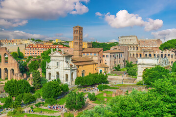 Roman Forum in Rome, Italy