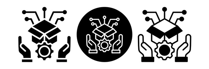 Digital Product Icon Glyph & Mixed Style Collection Set