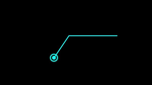 HUD call out elements pack animation on black background. Call Out on black background a callout for text Hitch style tech HUD element with successful text