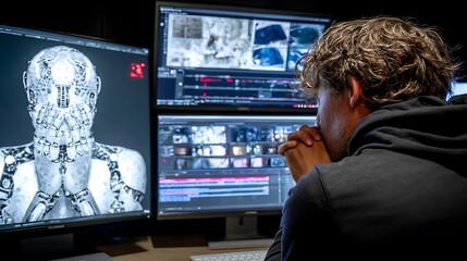 3D Modeler Concentrates on Detailed Human Head Scan