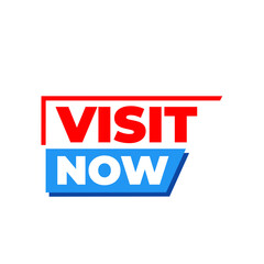 Visit now png, travel action icon, instant journey button, quick trip design, blue colour illustration