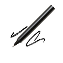 Black pen with ink trail
