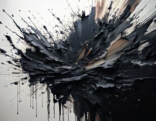 Creative concept of white daisy flowers arranged as a fluffy cloud with falling raindrops on a vibrant blue background, symbolizing spring freshness and nature&rsquo;s beauty.