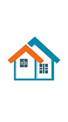 Obraz premium Two connected houses