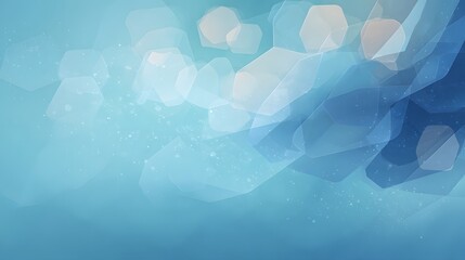 Obraz premium Abstract Light Background with Soft Blue Hues and Geometric Shapes
