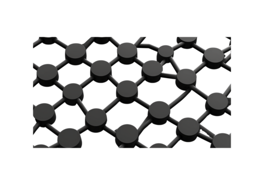 Graphene lattice-inspired seamless background, monochrome minima
