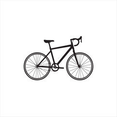bicycle isolated on white