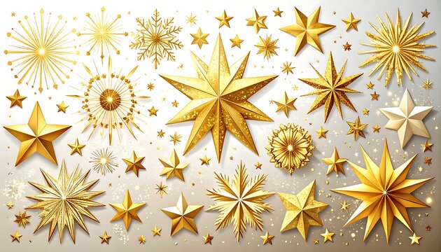 Golden stars and fireworks (1)