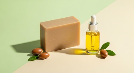 Natural Beauty Products Argan Oil Soap and Organic Ingredients for Skincare