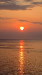 Summer seascape, dawn sunrise, beautiful sky colors, sun, sea, cloud background, beautiful sunrise scenery, Jeongdongjin sea, South Korea
- 여름 자연, 새벽 일출, 아름다운 하늘, 태양, 바다, 구름 배경, 멋진 해돋이 풍경, 정동진 바다, 한국
