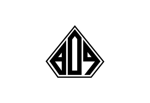 BDQ Custom Monogram Logo Design.