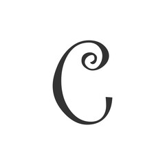 Modern Letter C Logo Design | Stylish Alphabet C Vector Branding
