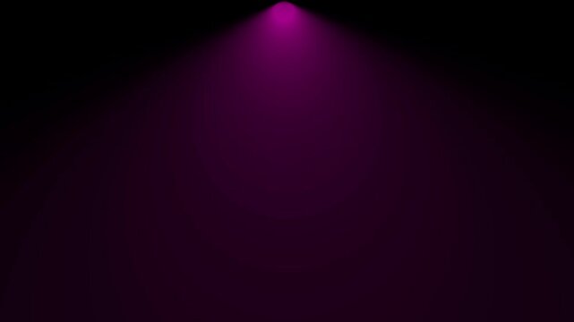 Animation of stage lights frame. Bright shiny stage lights flashing movement spotlight projectors in dark moving spot light optical light rays forming reflection on floor spot light design Loop-able.