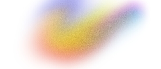 Transparent yellow, purple, orange, blue, grainy gradient noise wallpaper background