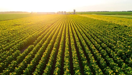 Sunflower field at sunset (1)