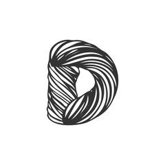 Modern Letter D Logo Design | Stylish Alphabet D Vector Branding
