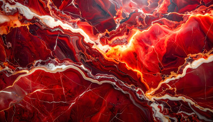 Bold Red Rosso Levanto Fire Pattern