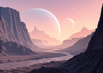 minimal alien canyon flat polished base