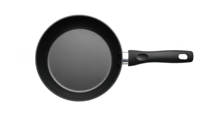 Nonstick Frying Pan Black Top View