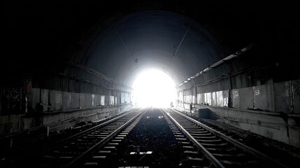 Light at the End of the Tunnel: An Insightful View Through an Abandoned Railway Passage