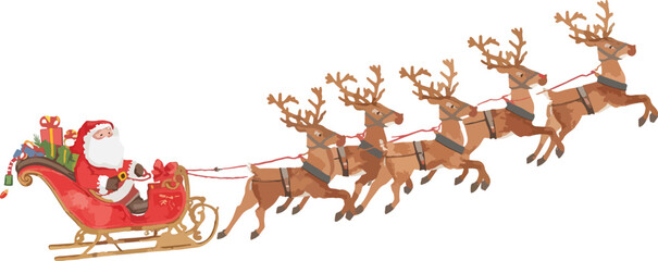 Fototapeta premium Christmas reindeer 