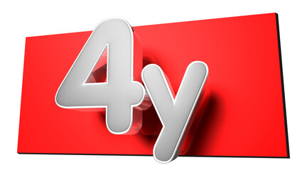 Number 4y . billboard, product design, merchandising