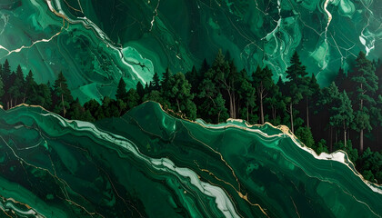 Regal Port Laurent Green Marble