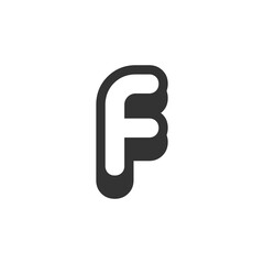 Modern Letter F Logo Design | Stylish Alphabet F Vector Branding
