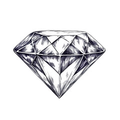 Detailed graphic of a diamond
