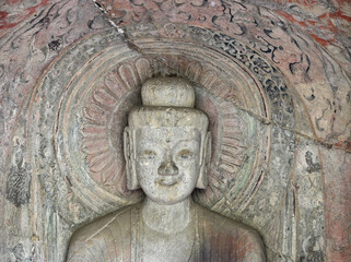 Longmen Grottoes, a World Cultural Heritage Site in Luoyang City, Henan Province