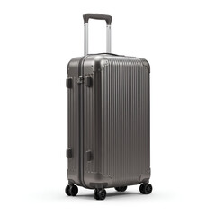 Modern travel luggage ready for adventure with wheels for effortless journeys, wanderlust